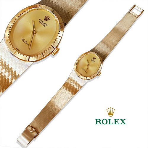 18K골드 롤렉스(ROLEX)제네브 셀리니 손목시계(여성용)(317211)